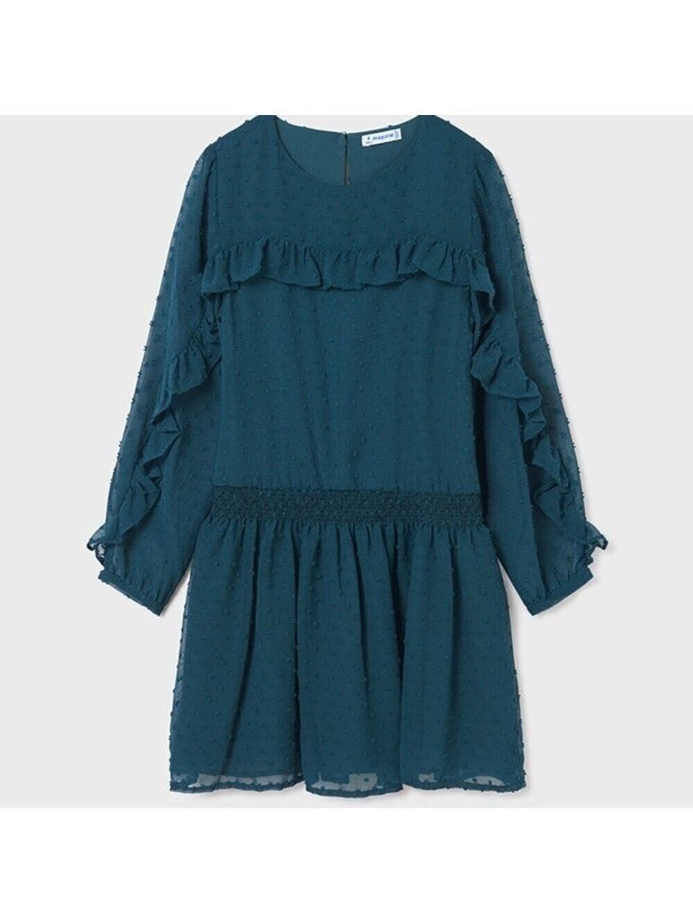 Size 3 Years Girls Mayoral Christmas Green Kids Formal Dress